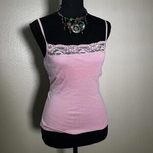 Pink Eyeshadow Beaded Sequin Y2k Fairycore Tank Top Cami
